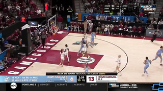 South Carolina vs. North Carolina - Second Round NCAA tournament extended highlights