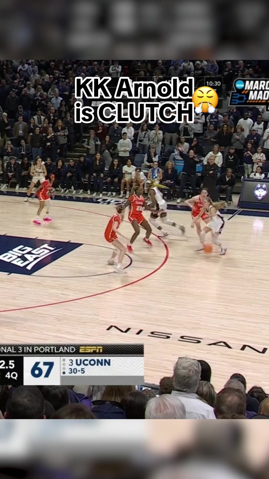 KK Arnold Stays Ready this is March Madness!