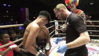 Crazy MMA Fight: Man vs Two Thai Tigers