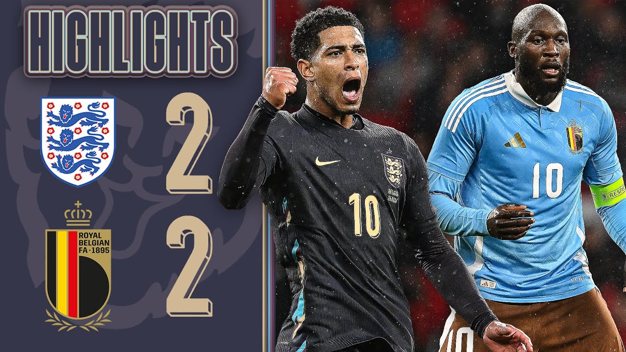 England 2-2 Belgium | Bellingham Scores Last Kick Of The Game! | Highlights