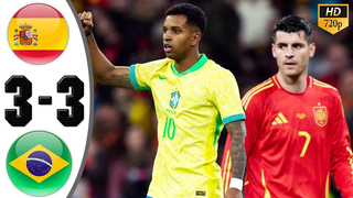 Spain vs Brazil 3-3 Highlights & All Goals 2024 HD