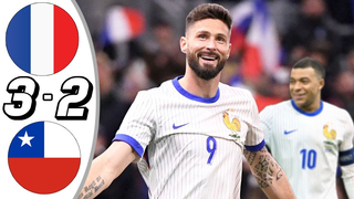 France vs Chile 3-2- All Goals & Highlights - 2024