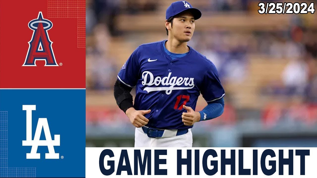 Angels vs Dodgers Game Highlights (3/25/2024) | MLB Highlights