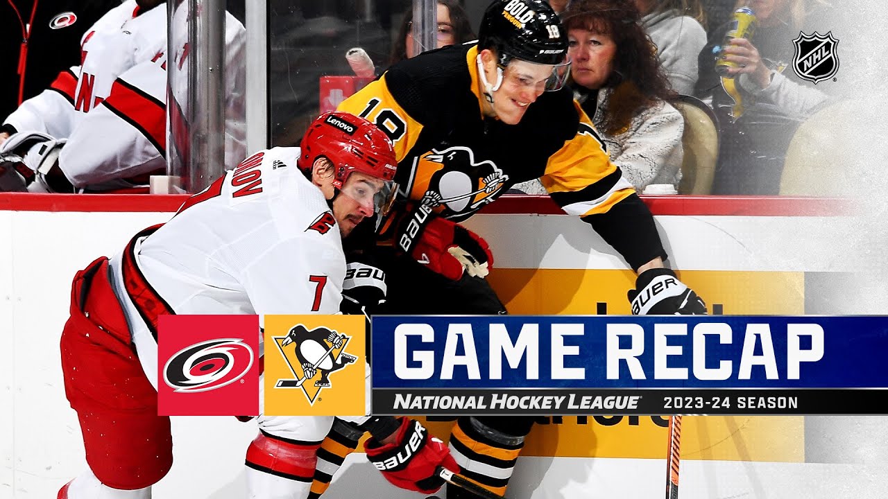 Hurricanes @ Penguins 3/26 | NHL Highlights 2024