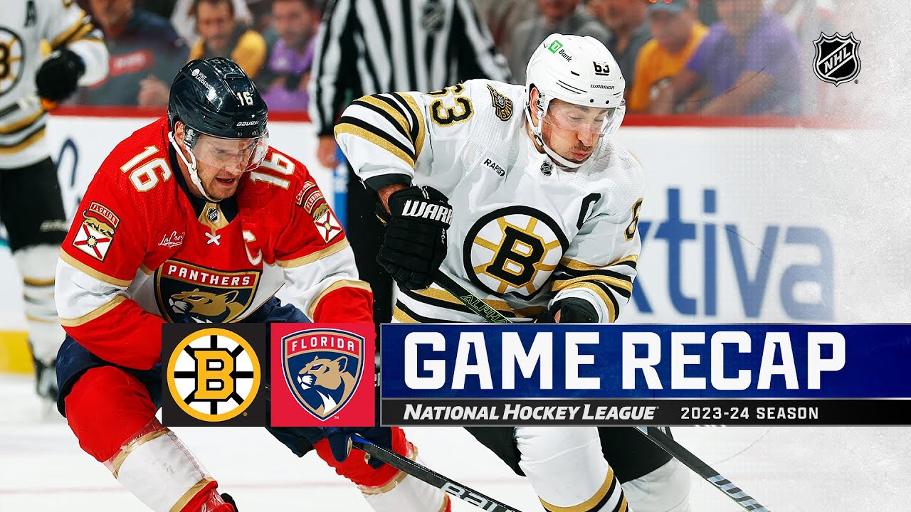 Bruins @ Panthers 3/26 | NHL Highlights 2024