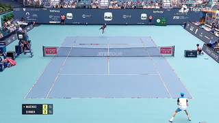 Jannik Sinner vs Tomas Machac Entertaining Match Highlights | Miami Open 2024 Quarter-Final