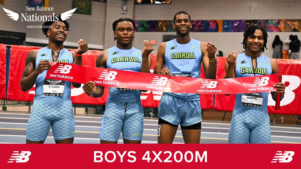 Boys 4x200m Relay - New Balance Nationals Indoor 2024