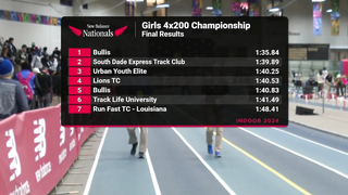 Girls 4x200m Relay - New Balance Nationals Indoor 2024