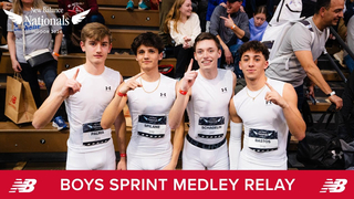 Boys Sprint Medley Relay Winning Section - New Balance Nationals Indoor 2024