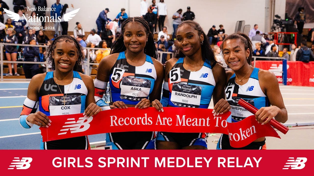 Girls Sprint Medley Relay - New Balance Nationals Indoor 2024