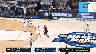 UConn vs. San Diego State - Sweet 16 NCAA tournament extended highlights