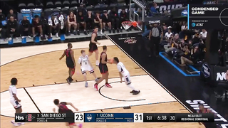 UConn vs. San Diego State - Sweet 16 NCAA tournament extended highlights