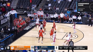 Clemson vs. Arizona - Sweet 16 NCAA tournament extended highlights