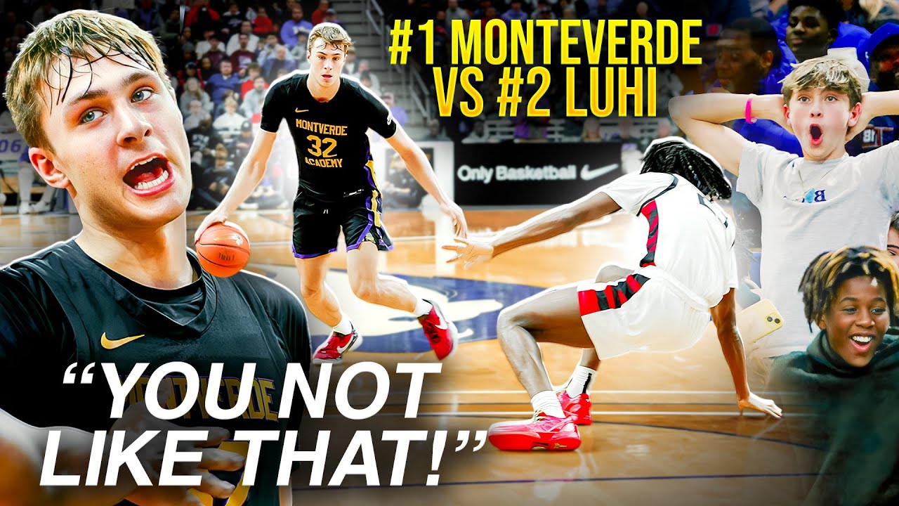 COOP DROPPED HIS A** & TOLD 5 STAR "HE NOT LIKE THAT!" Heated #1 Montverde vs #2 Luhi In NEW YORK