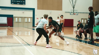 WHAT A NBA PLAYER LOOKS LIKE AGAINST NORMAL HOOPERS!