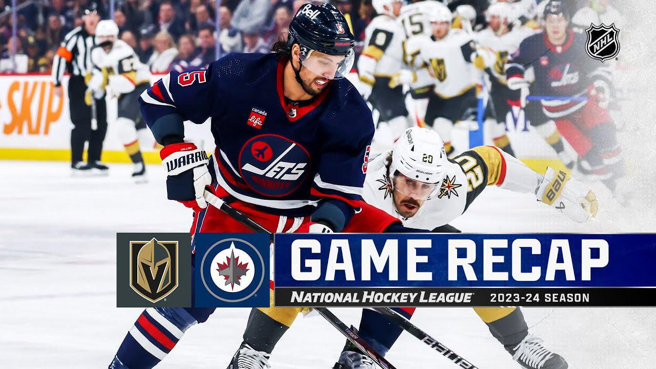 Golden Knights @ Jets 3/28 | NHL Highlights 2024