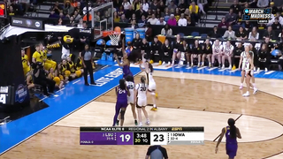 NCAA Tournament Elite 8: LSU Tigers vs. Iowa Hawkeyes | Full Game Highlights