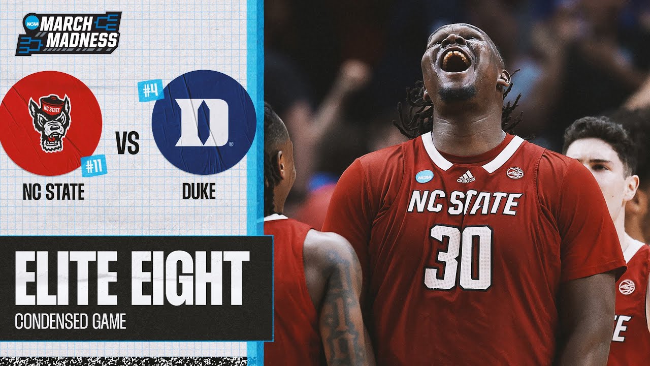 NC State vs. Duke: Elite Eight NCAA Tournament Extended Highlights