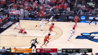 Alabama vs. Clemson - Elite Eight NCAA tournament extended highlights