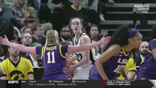 Iowa vs. LSU - Elite Eight NCAA tournament extended highlights