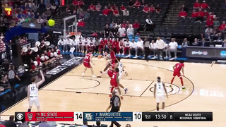 NC State vs. Marquette - Sweet 16 NCAA tournament extended highlights