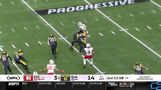 Every play from Deestroying in San Antonio Brahmas' victory over D.C. Defenders