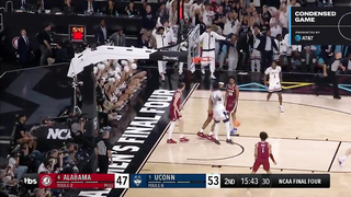 UConn vs. Alabama - Final Four NCAA tournament extended highlights