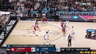 UConn vs. Alabama - Final Four NCAA tournament extended highlights
