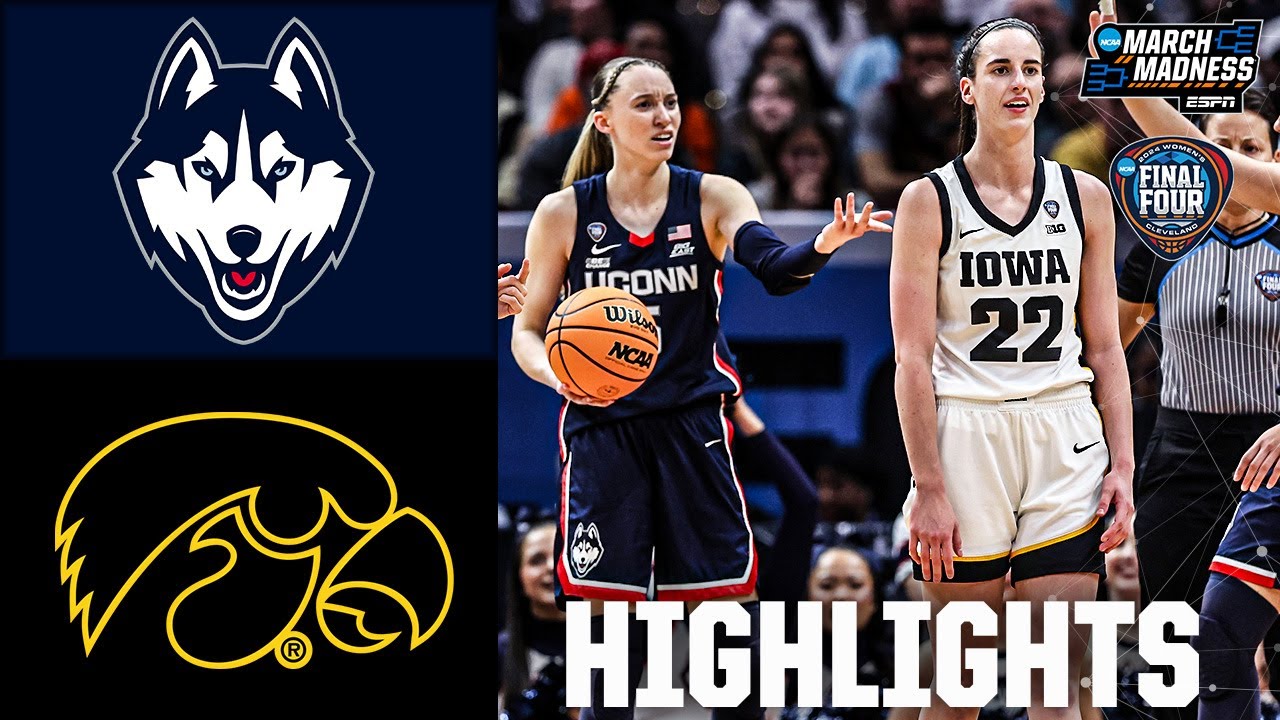 2024 Final Four: UConn Huskies vs. Iowa Hawkeyes | Complete Game Recap