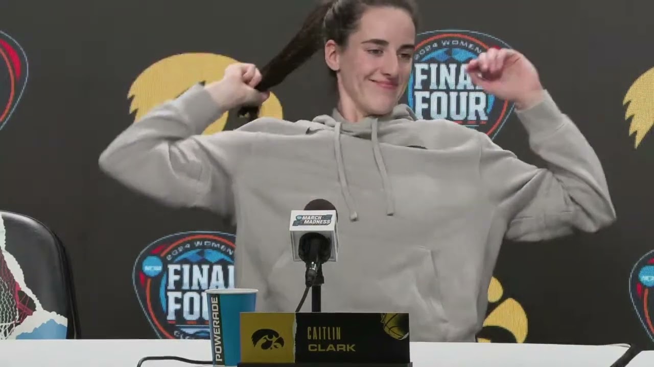 Iowa National Championship Caitlin Clark Pregame Press Conference - 2024 NCAA Tournament