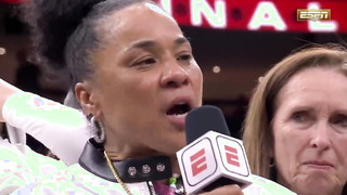 Dawn Staley's message to Caitlin Clark: YOU ARE A G.O.A.T. OF OUR GAME! | ESPN College Basketball