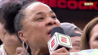 Dawn Staley's message to Caitlin Clark: YOU ARE A G.O.A.T. OF OUR GAME! | ESPN College Basketball