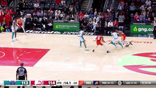 WILD ENDING Hornets vs Hawks