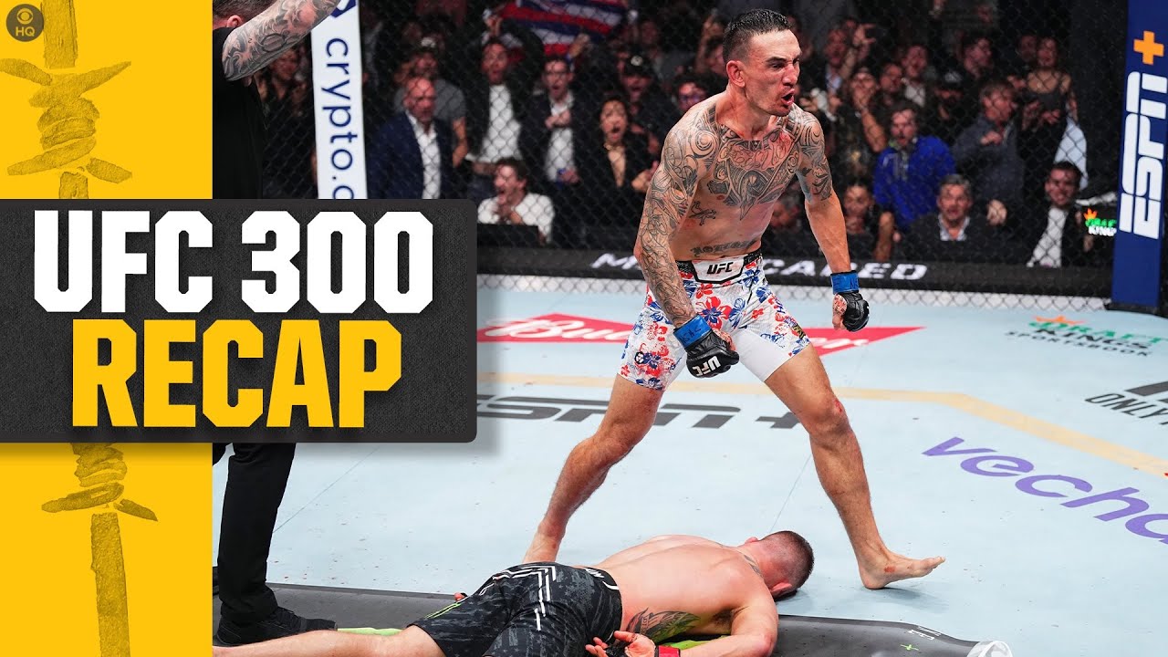 Max Holloway Knocks Out Justin Gaethje, Alex Pereira Claims Title: UFC 300 Recap