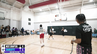 Watch the intense showdown as a 1v1 basketball game ESCALATES QUICKLY