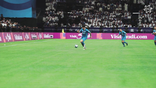 Salem Al Dawsari could not miss from this Ruben Neves cross ????