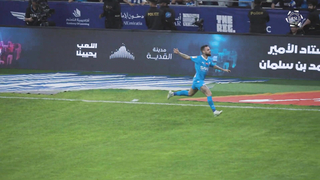 Michael's header caps off a great Al Hilal team move + Siuu! ⚡️