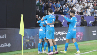 Michael's header caps off a great Al Hilal team move + Siuu! ⚡️