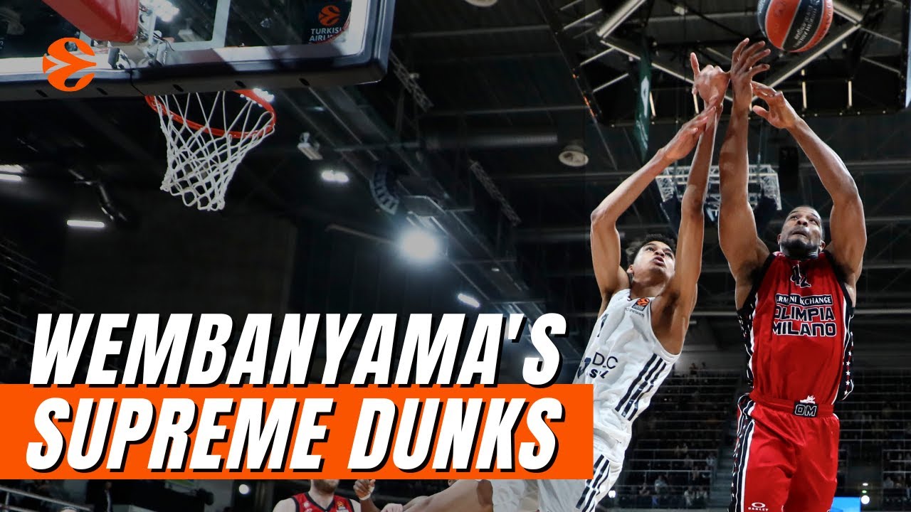 SLAM DUNK Sensation | Victor WEMBANYAMA's Unforgettable GAME MOMENTS | BASKETBALL HIGHLIGHTS