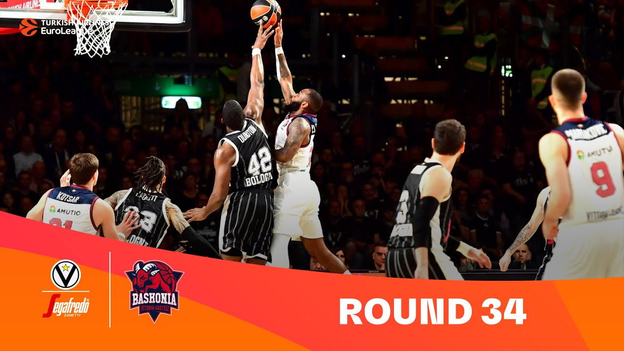 Baskonia vs Virtus | Battle for Play-In Advantage | Round 34 Highlights | 2023-24 Turkish Airlines EuroLeague