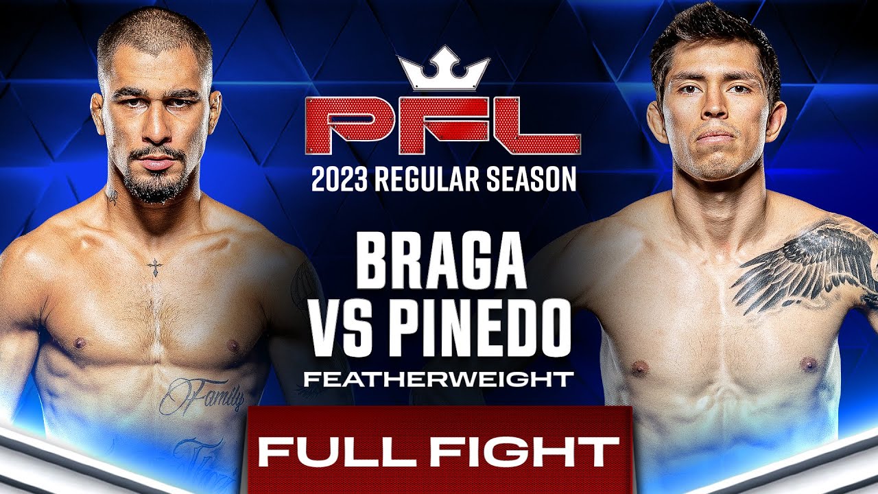 Full Fight: Gabriel Braga vs. Jesus Pinedo | Featherweight Regular Season Bout | PFL 1, 2023