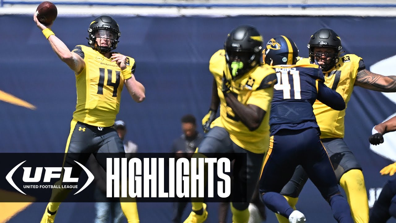 San Antonio Brahmas vs Memphis Showboats Extended Highlights