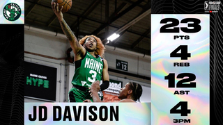 JD Davison SHINES for 23 PTS & 12 AST Double-Double In Celtics Game 1 Finals Win!