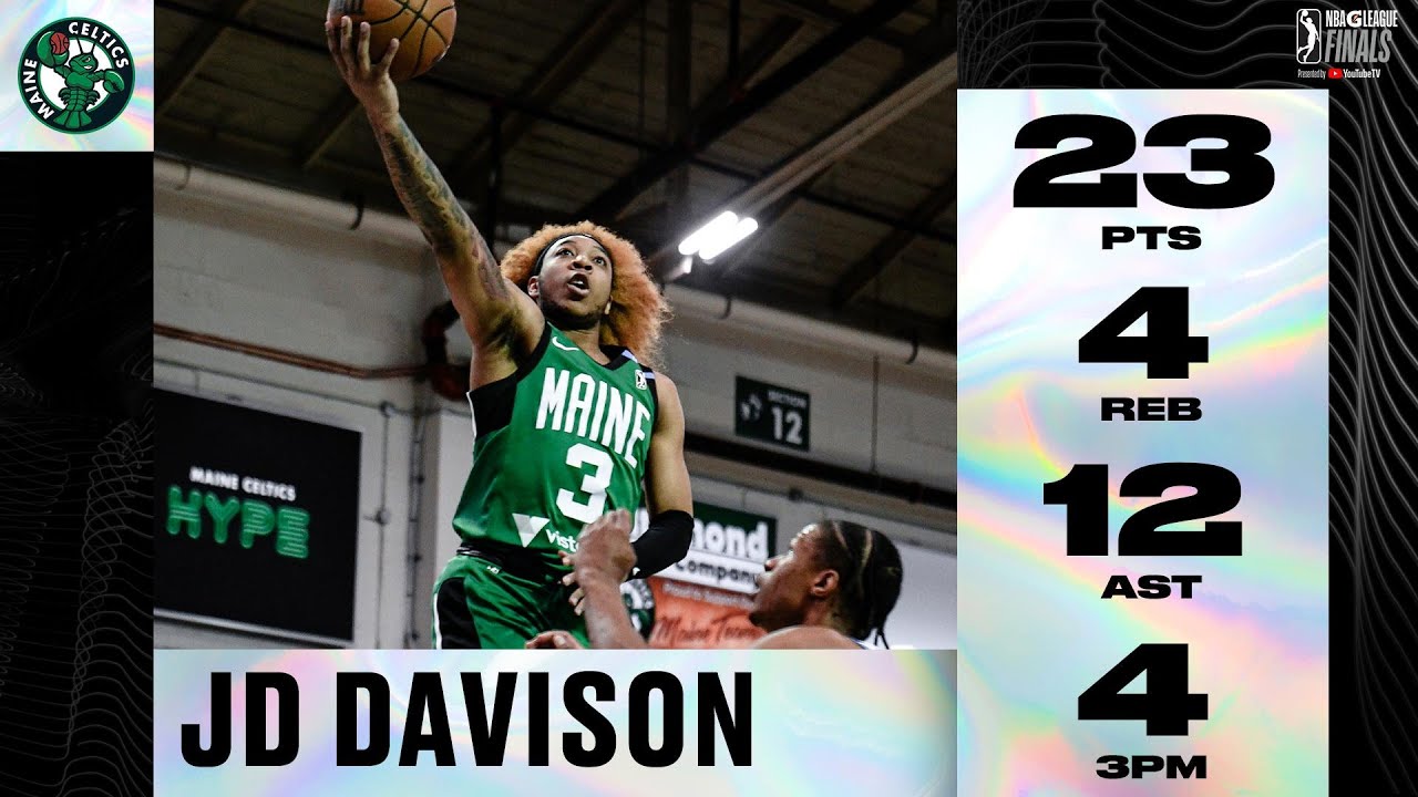 JD Davison SHINES for 23 PTS & 12 AST Double-Double In Celtics Game 1 Finals Win!