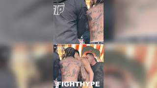 MIKE TYSON SMILES AT GERVONTA DAVIS PUSHING RYAN GARCIA & GOING AT IT WITH BERNARD HOPKINS