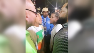 ????TEOFIMO LOPEZ AND DEVIN HANEY EXCHANGED SOME WORDS AFTER GARCIA VS MARTIN FIGHT