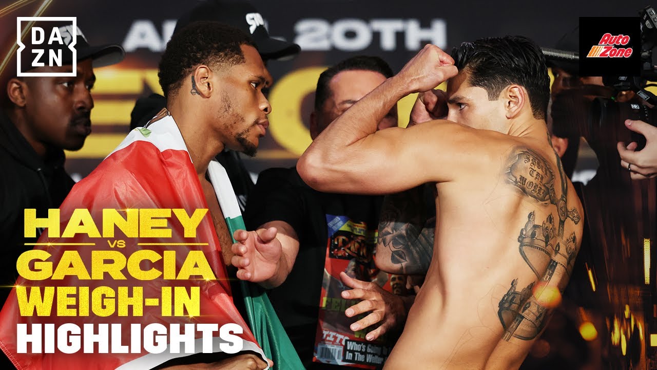 DEVIN HANEY VS. RYAN GARCIA WEIGH-IN HIGHLIGHTS