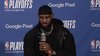 LeBron James talks Game 1 Loss vs Nuggets, Postgame Interview