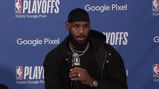 LeBron James talks Game 1 Loss vs Nuggets, Postgame Interview