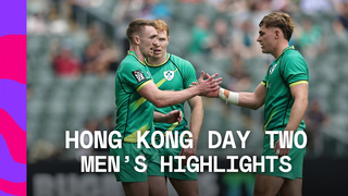 Kennedy HAT-TRICK takes Ireland to semi-finals | Cathay/HSBC Sevens Day Two Men's Highlights
